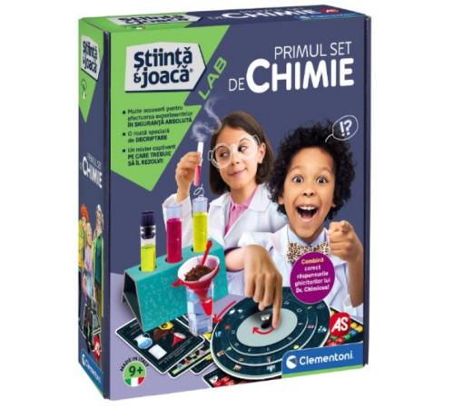 as kids 1026-50748 laboratorul de știință și jocuri "primul set de chimie" (ro)