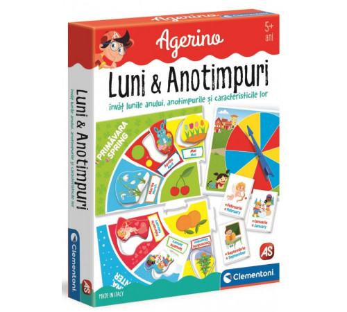  as kids 1024-50053 joc educativ agerino "Învață lunile și anotimpurile" (ro)