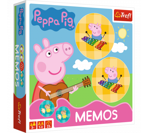  trefl 01893 Настольная игра "Свинка Пеппа. memos"