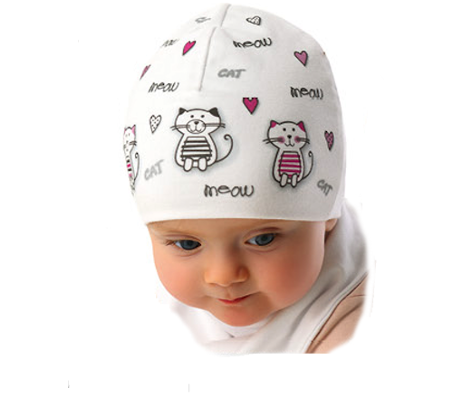 Marika MWJ-2274 Шапочка Trzy kotki Одежда для малышей в Молдове marika mwj-2274 Шапочка trzy kotki