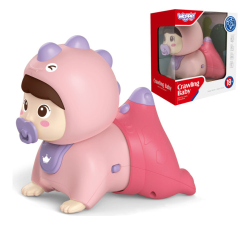 Детский магазин в Кишиневе в Молдове 78263 Пупс ползающий "crawling baby" (розовый)