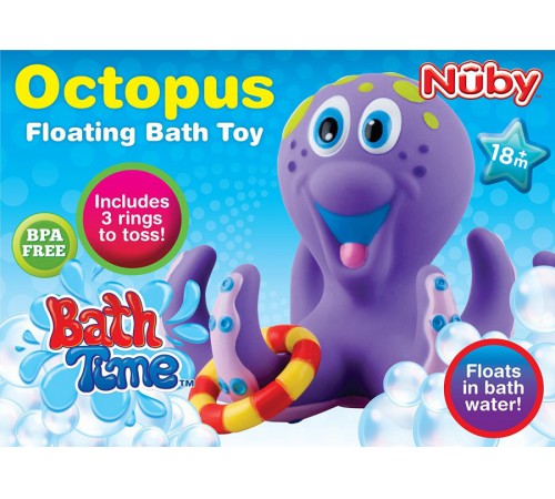 nuby id6144 set pentru baie "octopus"