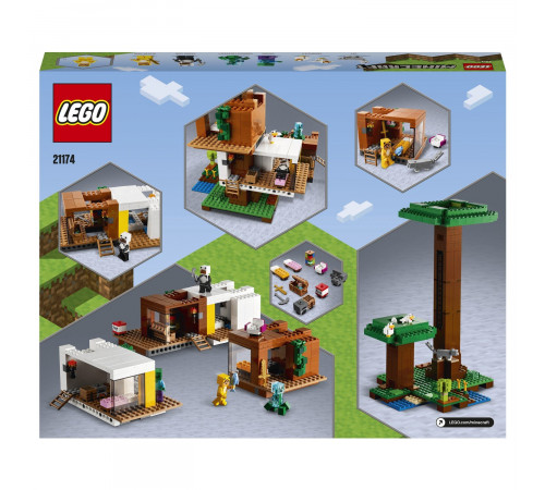 Детский магазин в Кишиневе в Молдове Lego Minecraft 21174 Конструктор "Современный домик на дереве" (909 дет.) lego minecraft 21174 Конструктор "Современный домик на дереве" (909 дет.)