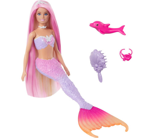 barbie hrp97 papusa sirena "dreamtopia - color magic"