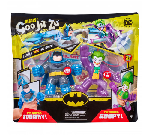 goo jit zu 41184g set de figurine "batman vs the joker" 