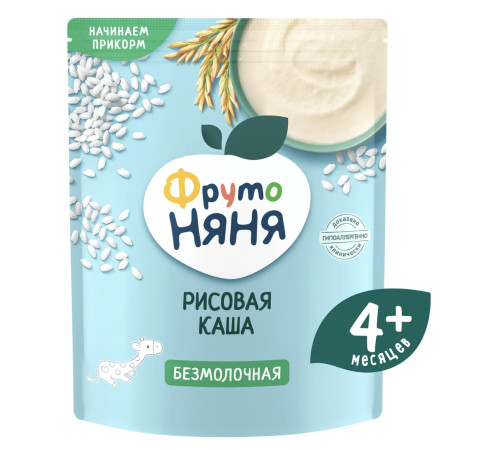 ФрутоНяня terci deorez fara lapte 200 gr. (4 m+)