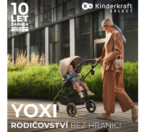 kinderkraft carucior yoxi bej