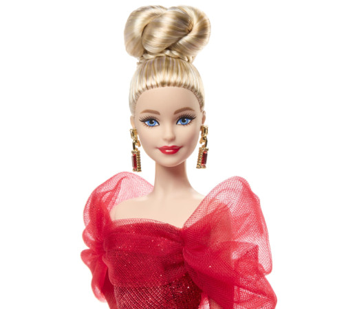 barbie jbj17 păpușă de colecție "signature ruby red! 80-a aniversare