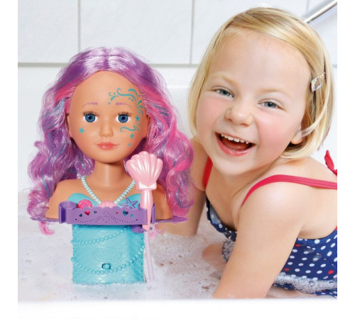 zapf creation 830550 Кукла-манекен с автоматическим душем baby born "Сестричка Русалка"