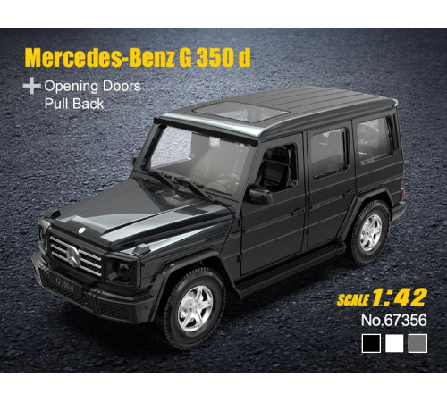 msz 67356 model metalic "mercedes-benz g350d" in sort.