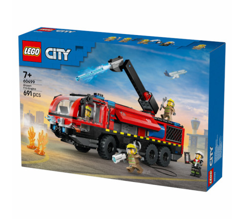 Jucării pentru Copii - Magazin Online de Jucării ieftine in Chisinau Baby-Boom in Moldova lego city 60499 constructor "mașină de pompieri a aeroportului" (691 el.)