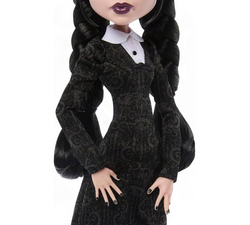 monster high jnj91 păpușă de colecție "wednesday addams"