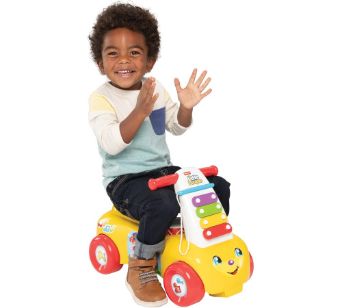  fisher-price 505564 mașinuță cu tobă și xilofon "music adventure"