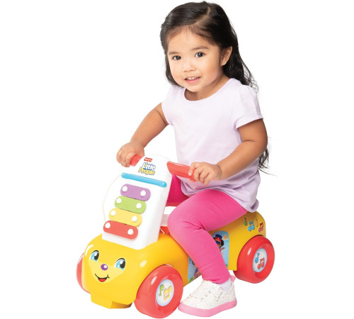  fisher-price 505564 mașinuță cu tobă și xilofon "music adventure"