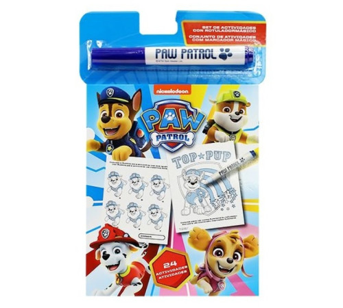 kids licensing pw19758 carte de colorat cu pix magic "paw patrol"