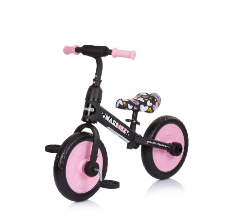 chipolino Четырехколесный беговел 2в1 "max bike" dikmb0234pi pink