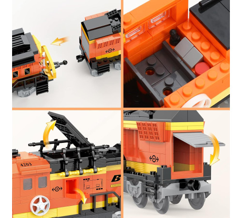 955009 constructor cogo "tren de marfă" (635 piese)