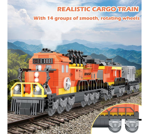 955009 constructor cogo "tren de marfă" (635 piese)