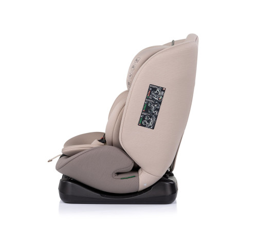 chipolino scaun auto "i-size mondial" stkmnd02604la (40-150 cm) latte
