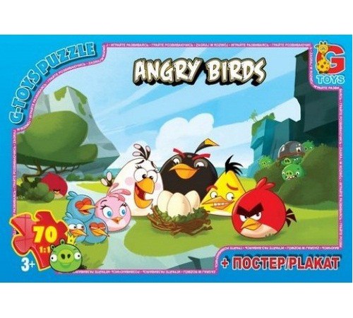 strateg leo 200-2 puzzle "angry birds " (104 el.)  