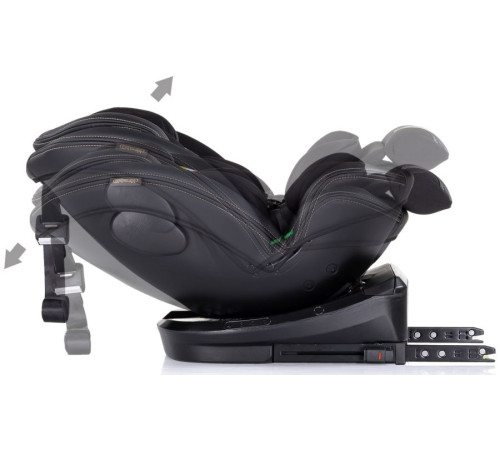 chipolino scaun auto hypnotic i-size isofix 360 &deg;c (40-150 cm.) stkhyp0254bb blackberry