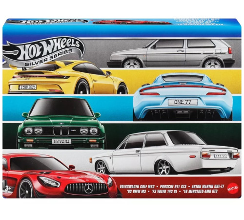  hot wheels jlb25 set de 6 mașini "drumurile europei"