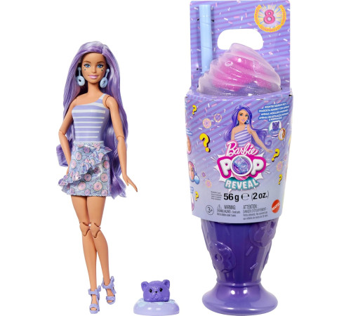barbie jfy60 Кукла pop reveal "Сиреневый милкшейк"