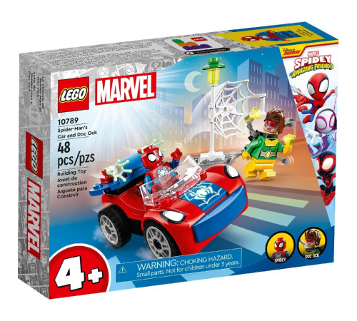 Детский магазин в Кишиневе в Молдове lego marvel 10789 Конструктор "Автомобиль Человека-паука и Док Ок" (581 дет.)