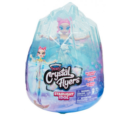 Детский магазин в Кишиневе в Молдове hatchimals 6063874 Летающая кукла Фея "pixies crystal flyers" голубой