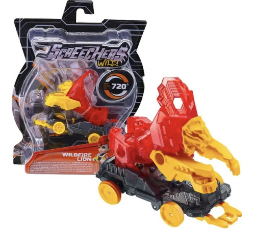 screechers wild  eu685004 mașina - transformer s4 l0 “wildfire lion 720”