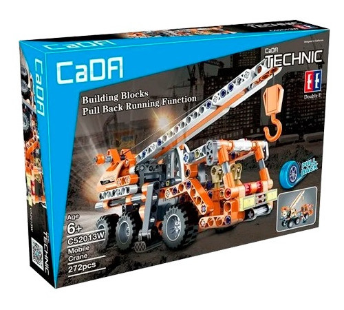 Детский магазин в Кишиневе в Молдове cada c52013w  Конструктор "Автокран" (272 дет.)