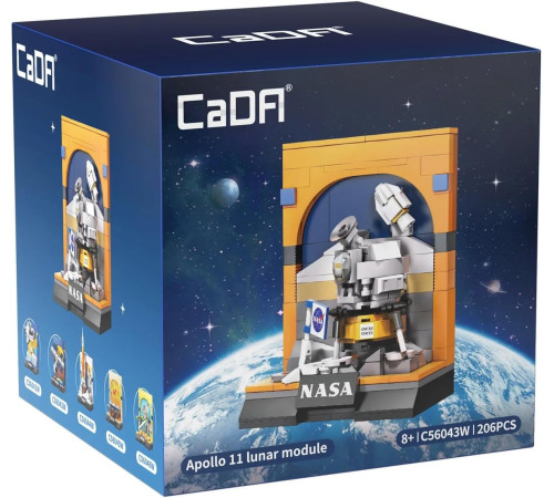  cada c56043w Конструктор "nasa Лунный модуль apollo 11" (206 дет.)