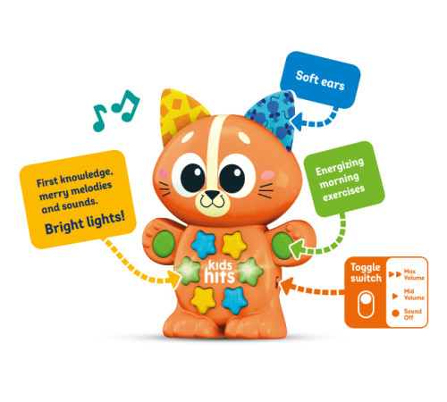 kids hits kh09/004 Музыкальная игрушка "Котенок" (ru)