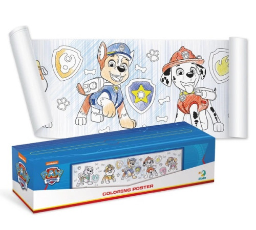  200192  Детская раскраска "Друзья" серия "Щенячий патруль" (70 см)