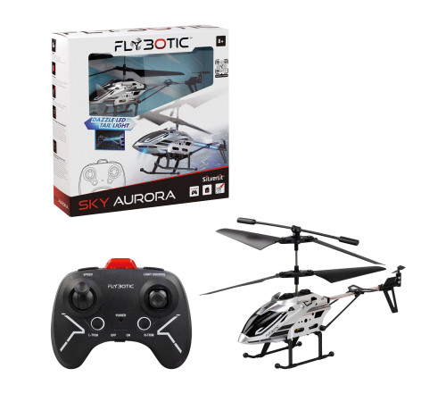 flybotic 7530-84568 elicopter interactiv cu telecomandă "sky aurora"