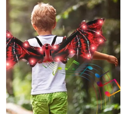 67744 aripi de dragon pentru copii cu sunet și lumină (în sort.)