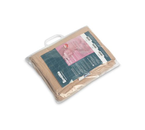 sensillo-45012 set de lenjerie din muslin pentru cărucior (2 el.) bej