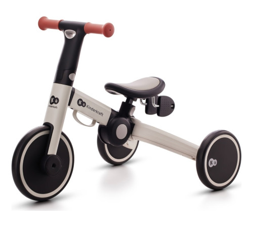  kinderkraft run bike 3-in-1 4trike silver