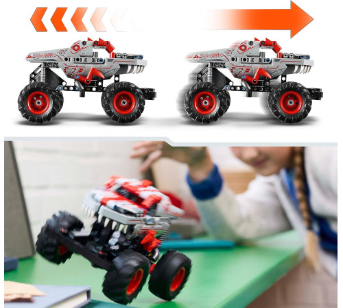 lego technic 42200 Конструктор "monster jam thunderroarus Откатной механизм" (232 дет.)