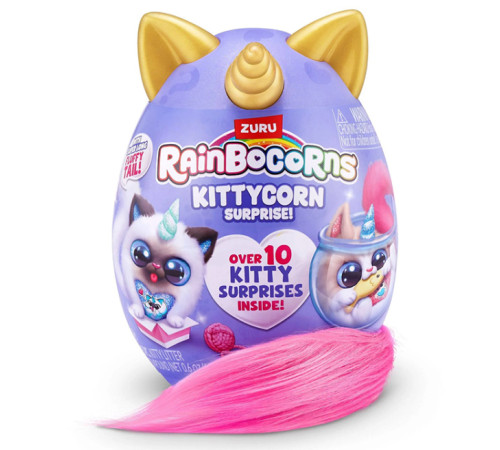  zuru 660182 jucarie de plus surpriza "rainbocorns kittycorn munchkin s9"