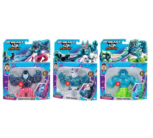  mrbeast lab 24796 cтрейч-фигурка "stretch hero s3" (11 см.) в асс.