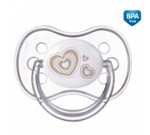 canpol 22/564 suzetă din silicon rotunda "newborn baby" (18m+) 1buc.