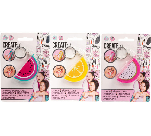  create it 84500 Бузе бальзам-брелок "Фрукт" в асс.
