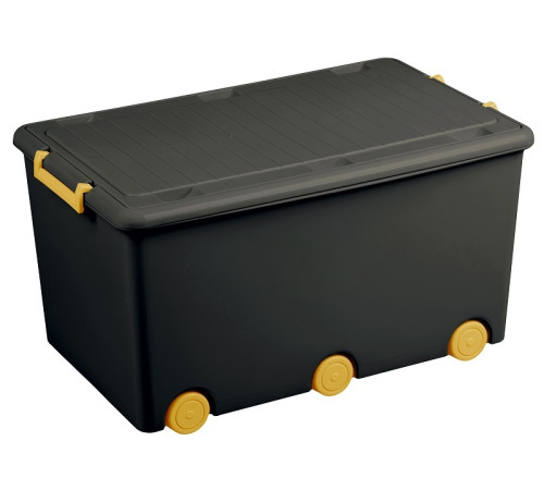  tega baby container pentru jucarii pw-001-163-z negru/galben