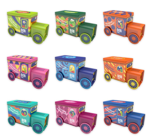  cutie cadou &bdquo;express: fruit start&rdquo; cu jucărie și stickere (in sort.)