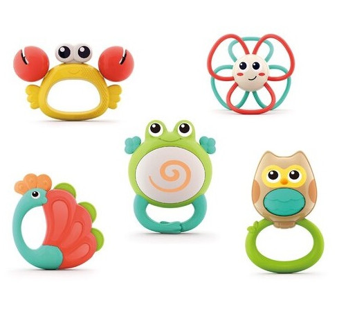 Детский&nbsp;магазин в Кишиневе в Молдове hola toys 318b Набор погремушек в боксе "Животные" (5 шт.)