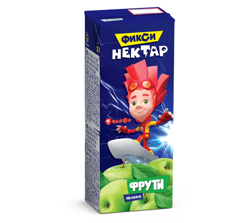 "Маленькое счастье" suc-nectar mere "Фиксики" 200 ml. (4 luni+)