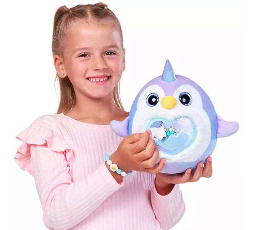 zuru 92119 jucărie de pluș surpriză "rainbocorns eggzania frozen mania"