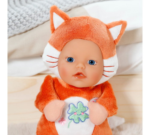 zapf creation 836606 păpușă moale baby born "vulpe" (26 cm.)