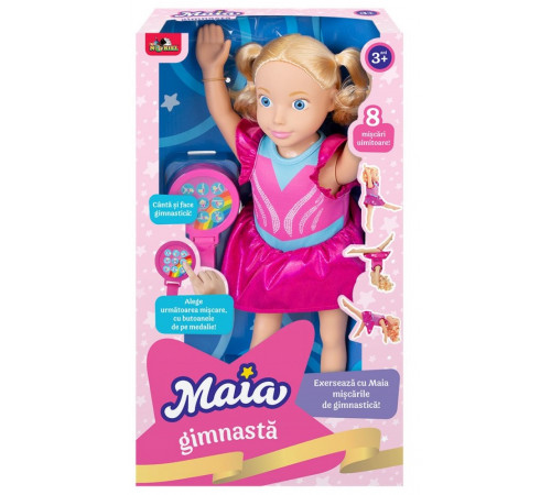 Детский магазин в Кишиневе в Молдове noriel int6283 Кукла с пультом "Гимнастка Майя"